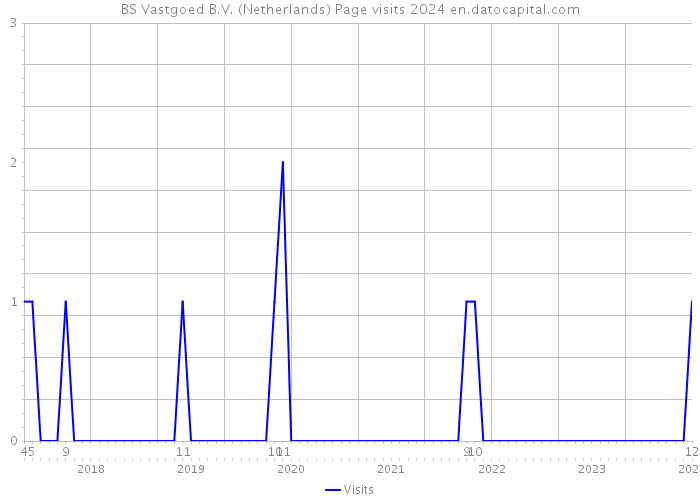 BS Vastgoed B.V. (Netherlands) Page visits 2024 