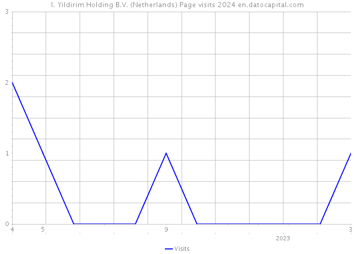 I. Yildirim Holding B.V. (Netherlands) Page visits 2024 