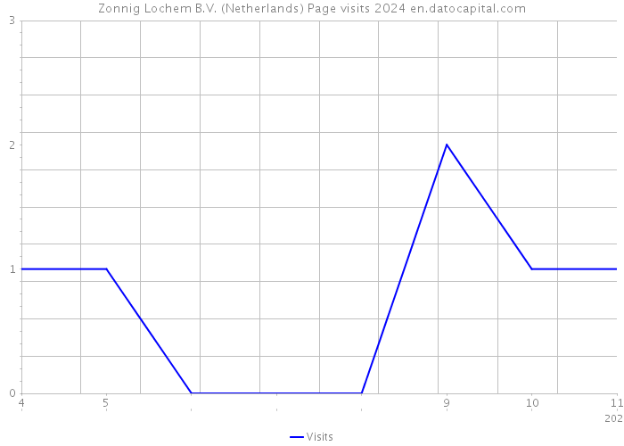 Zonnig Lochem B.V. (Netherlands) Page visits 2024 