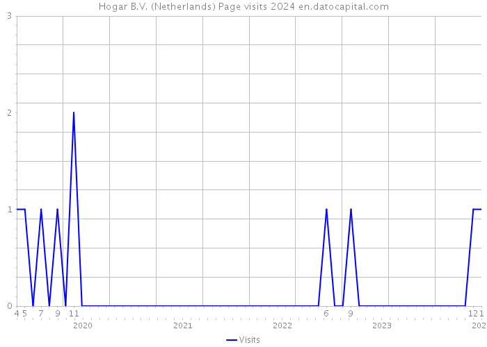 Hogar B.V. (Netherlands) Page visits 2024 