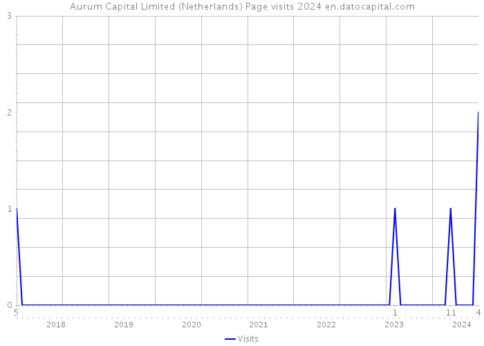 Aurum Capital Limited (Netherlands) Page visits 2024 