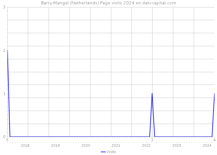 Barry Mangel (Netherlands) Page visits 2024 