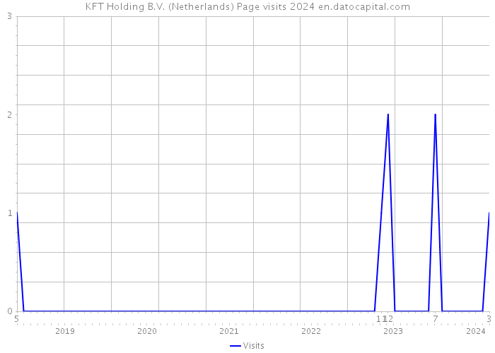 KFT Holding B.V. (Netherlands) Page visits 2024 
