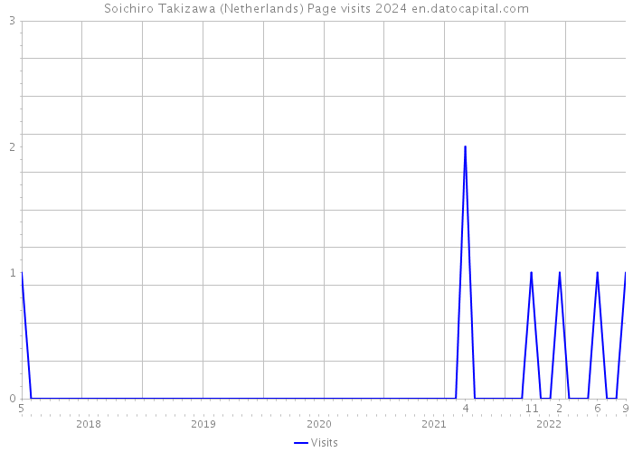Soichiro Takizawa (Netherlands) Page visits 2024 