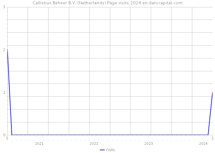 Callistius Beheer B.V. (Netherlands) Page visits 2024 