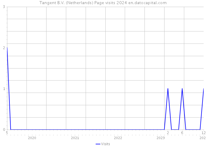 Tangent B.V. (Netherlands) Page visits 2024 