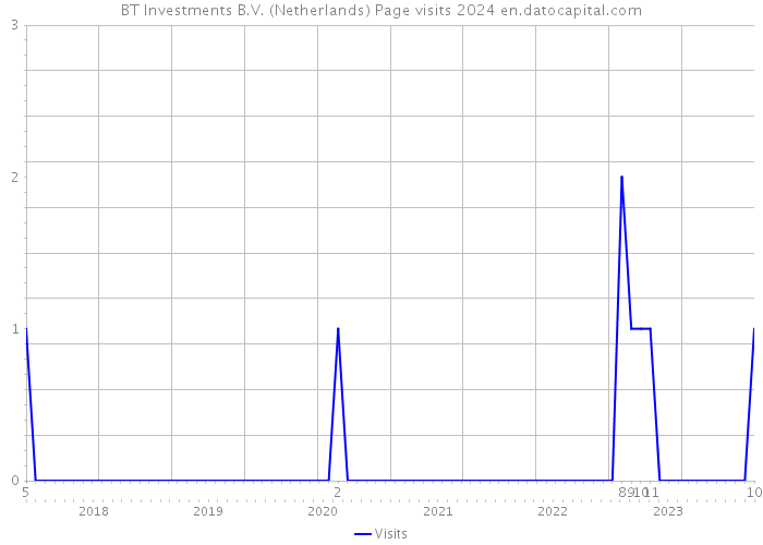 BT Investments B.V. (Netherlands) Page visits 2024 