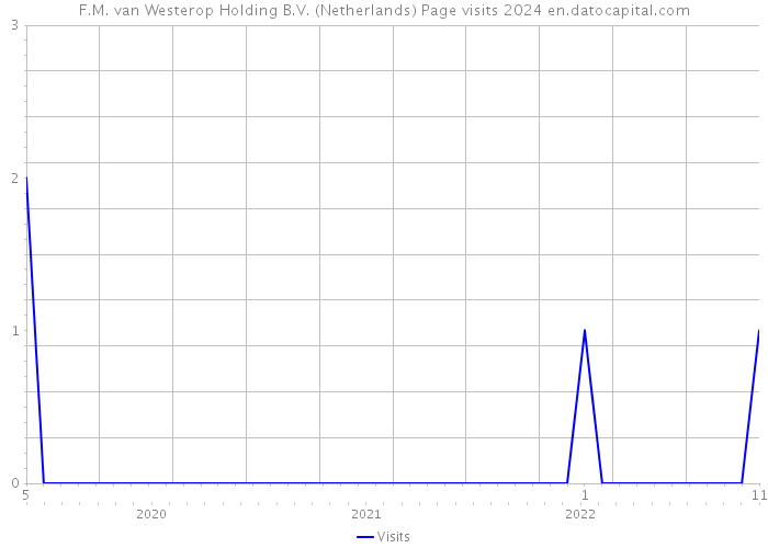 F.M. van Westerop Holding B.V. (Netherlands) Page visits 2024 