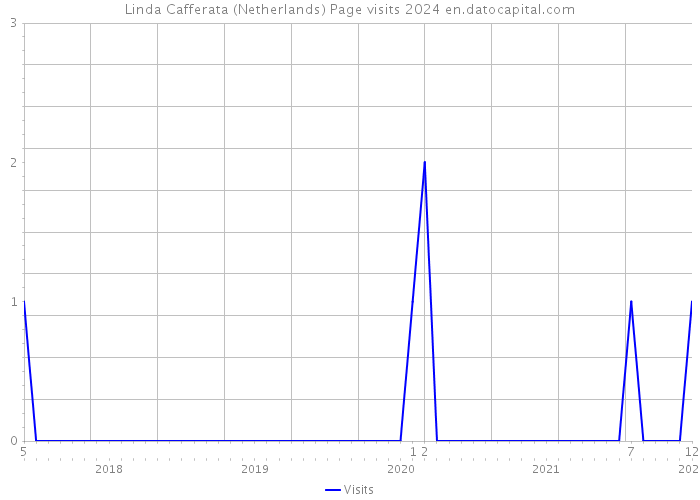 Linda Cafferata (Netherlands) Page visits 2024 