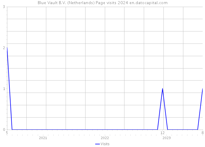 Blue Vault B.V. (Netherlands) Page visits 2024 