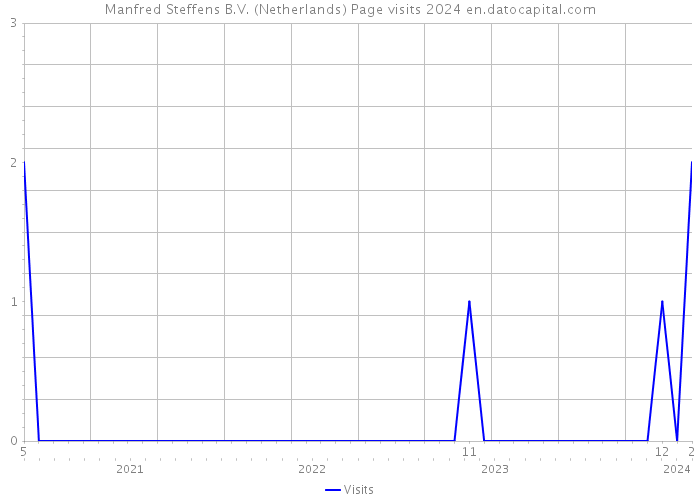 Manfred Steffens B.V. (Netherlands) Page visits 2024 