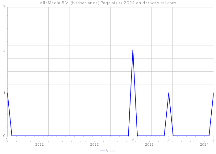 AlleMedia B.V. (Netherlands) Page visits 2024 
