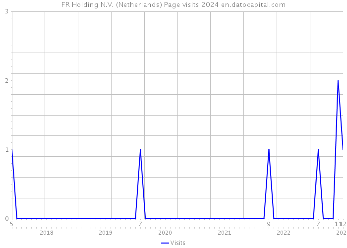 FR Holding N.V. (Netherlands) Page visits 2024 
