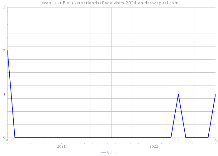 Leren Lukt B.V. (Netherlands) Page visits 2024 