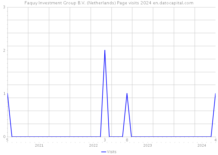 Faquy Investment Group B.V. (Netherlands) Page visits 2024 