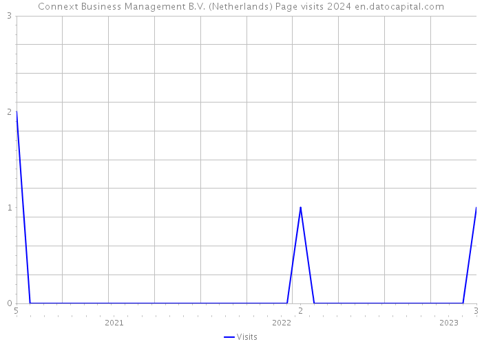 Connext Business Management B.V. (Netherlands) Page visits 2024 
