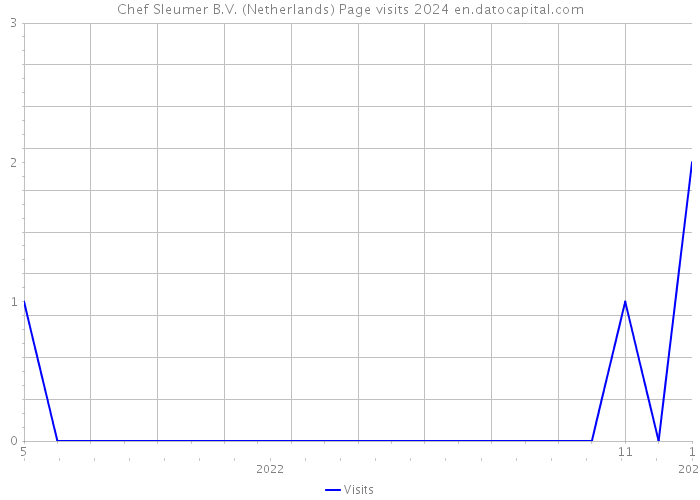 Chef Sleumer B.V. (Netherlands) Page visits 2024 