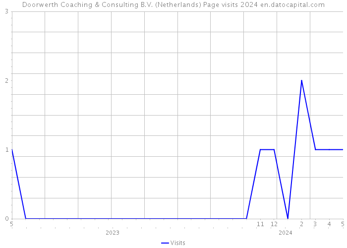 Doorwerth Coaching & Consulting B.V. (Netherlands) Page visits 2024 