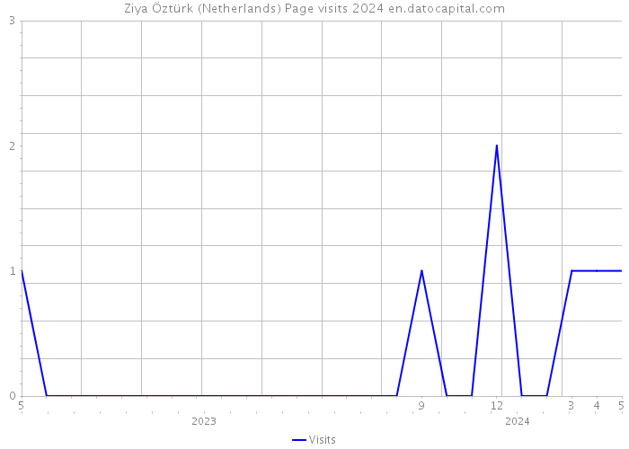 Ziya Öztürk (Netherlands) Page visits 2024 
