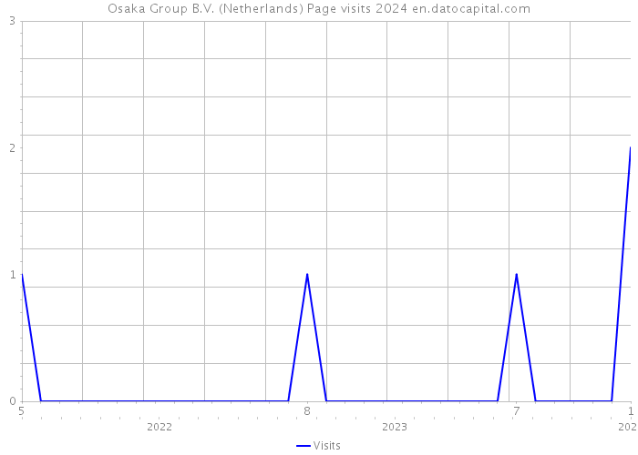 Osaka Group B.V. (Netherlands) Page visits 2024 
