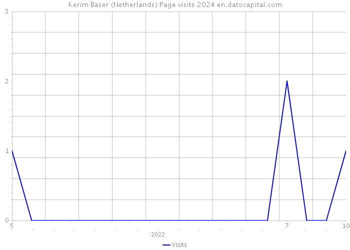 Kerim Baser (Netherlands) Page visits 2024 