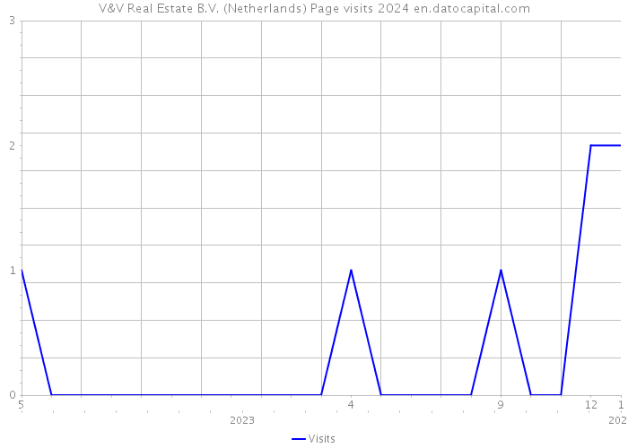 V&V Real Estate B.V. (Netherlands) Page visits 2024 