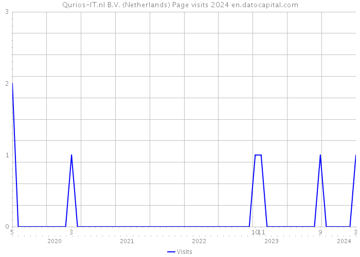 Qurios-IT.nl B.V. (Netherlands) Page visits 2024 