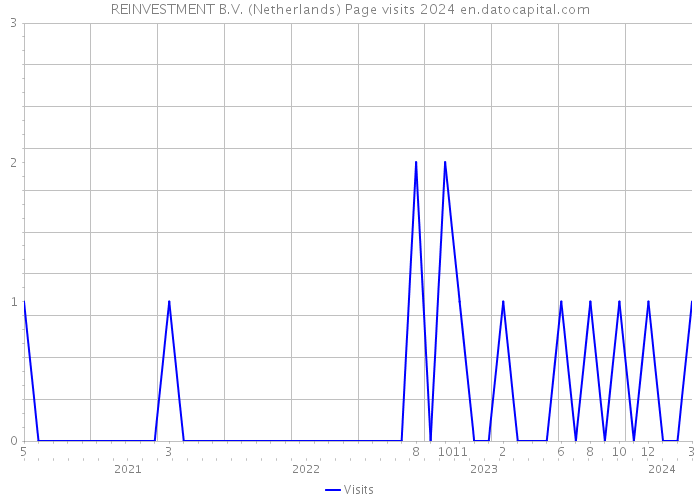 REINVESTMENT B.V. (Netherlands) Page visits 2024 