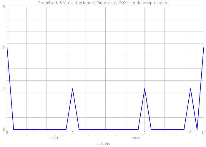 OpenBook B.V. (Netherlands) Page visits 2024 