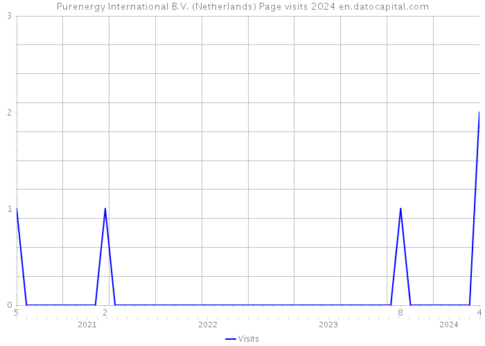 Purenergy International B.V. (Netherlands) Page visits 2024 