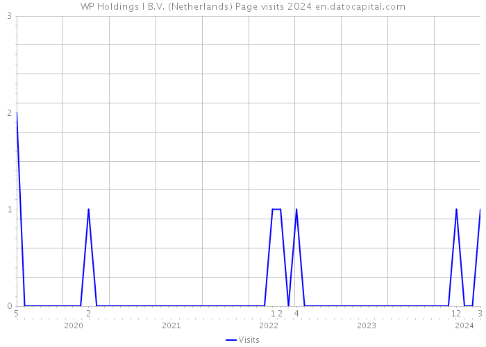 WP Holdings I B.V. (Netherlands) Page visits 2024 