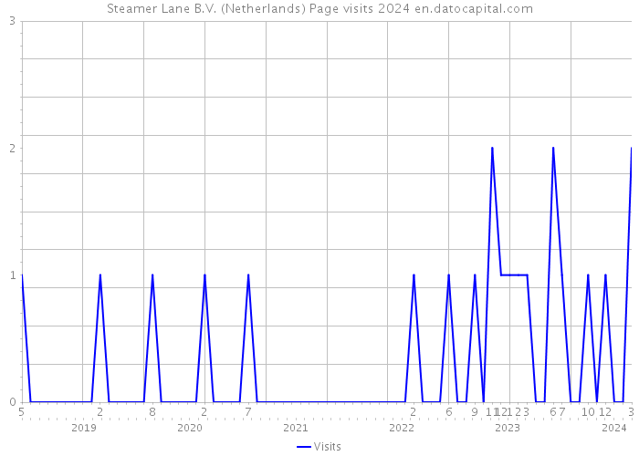 Steamer Lane B.V. (Netherlands) Page visits 2024 