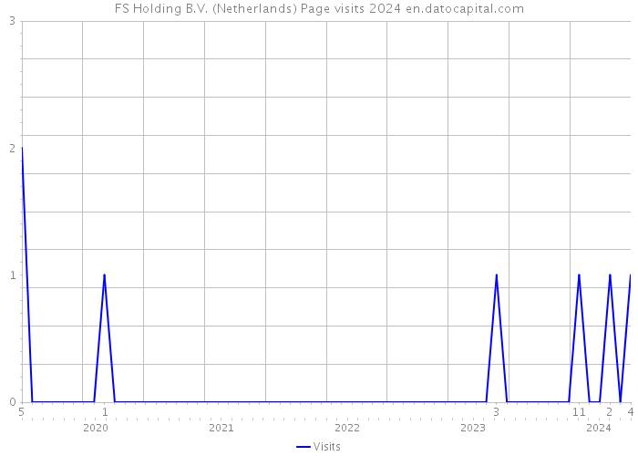 FS Holding B.V. (Netherlands) Page visits 2024 