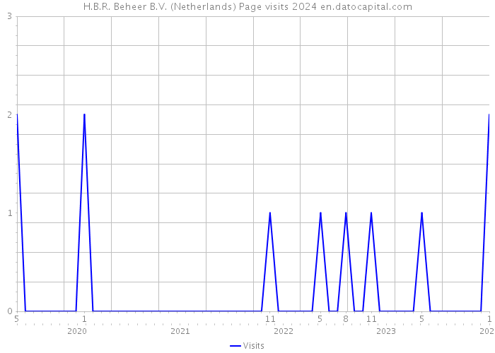 H.B.R. Beheer B.V. (Netherlands) Page visits 2024 