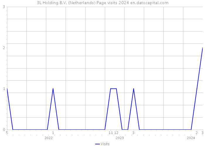 3L Holding B.V. (Netherlands) Page visits 2024 