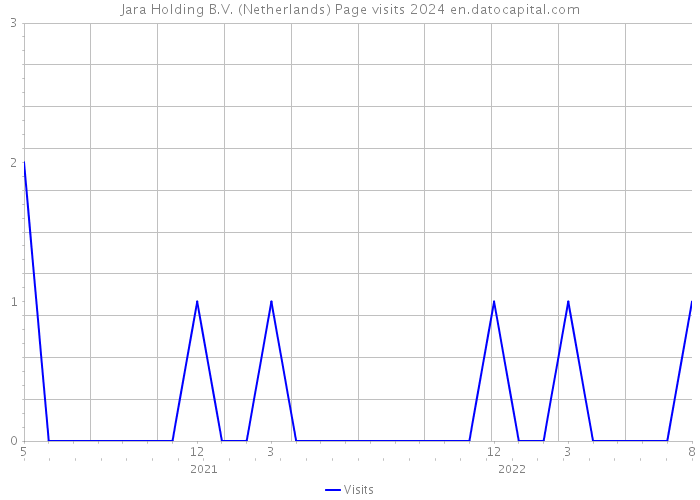 Jara Holding B.V. (Netherlands) Page visits 2024 