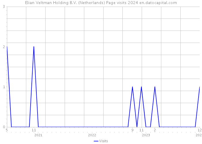 Elian Veltman Holding B.V. (Netherlands) Page visits 2024 