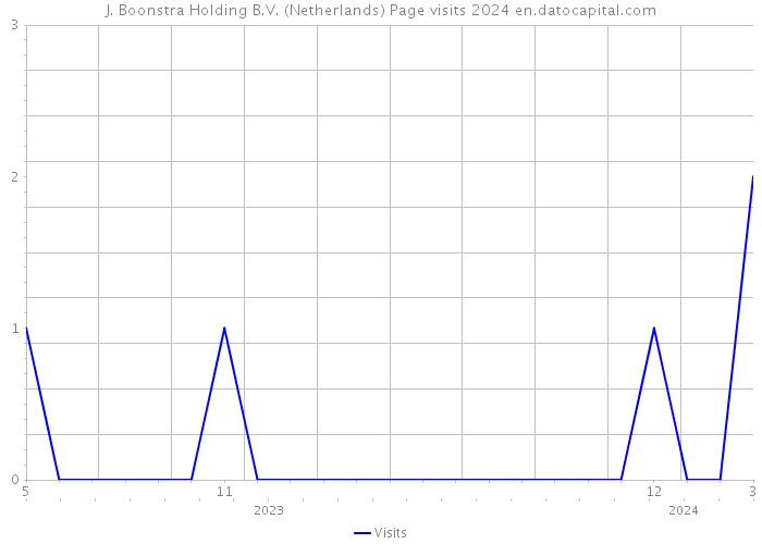 J. Boonstra Holding B.V. (Netherlands) Page visits 2024 