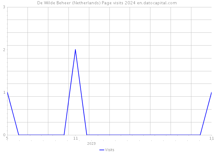 De Wilde Beheer (Netherlands) Page visits 2024 