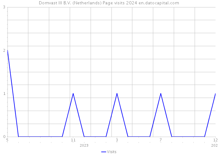 Domvast III B.V. (Netherlands) Page visits 2024 