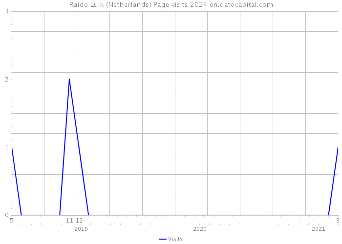 Raido Luik (Netherlands) Page visits 2024 