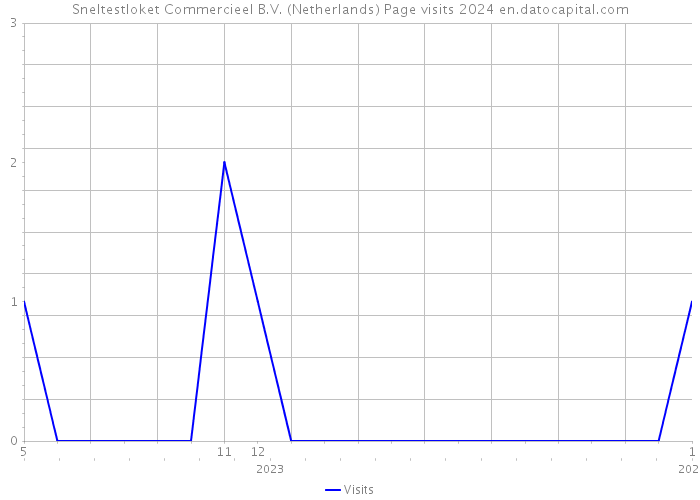 Sneltestloket Commercieel B.V. (Netherlands) Page visits 2024 
