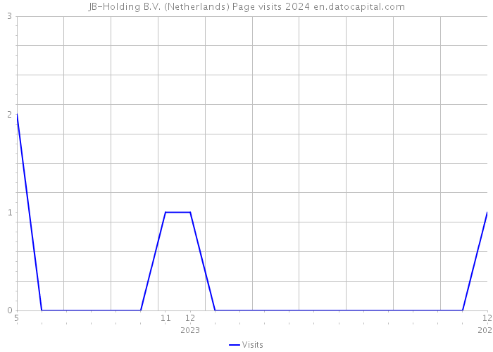JB-Holding B.V. (Netherlands) Page visits 2024 