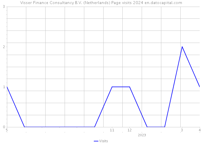 Visser Finance Consultancy B.V. (Netherlands) Page visits 2024 