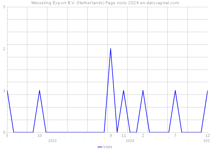 Wesseling Export B.V. (Netherlands) Page visits 2024 