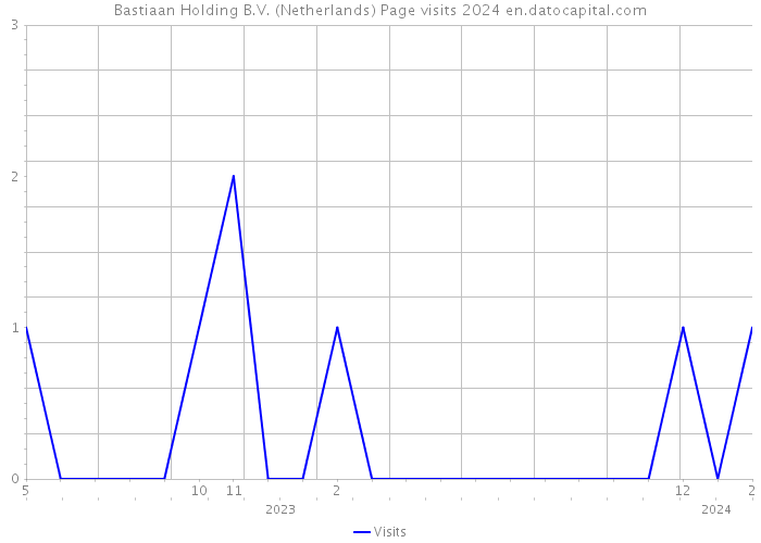 Bastiaan Holding B.V. (Netherlands) Page visits 2024 