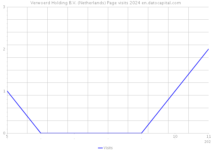 Verwoerd Holding B.V. (Netherlands) Page visits 2024 