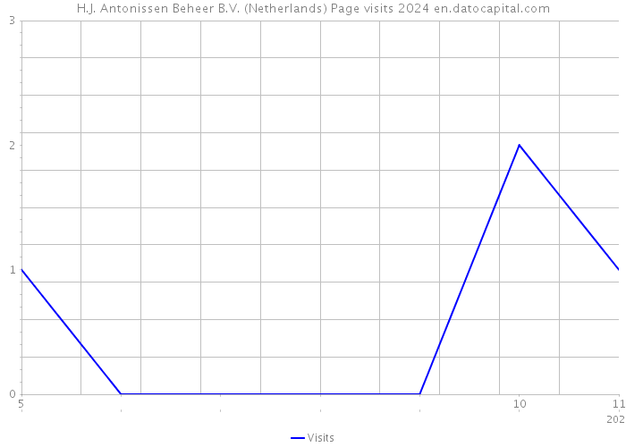 H.J. Antonissen Beheer B.V. (Netherlands) Page visits 2024 