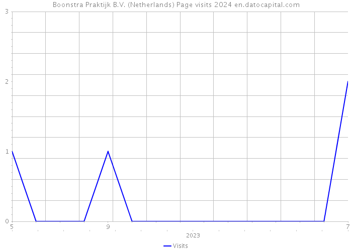 Boonstra Praktijk B.V. (Netherlands) Page visits 2024 