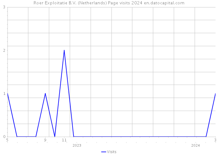 Roer Exploitatie B.V. (Netherlands) Page visits 2024 